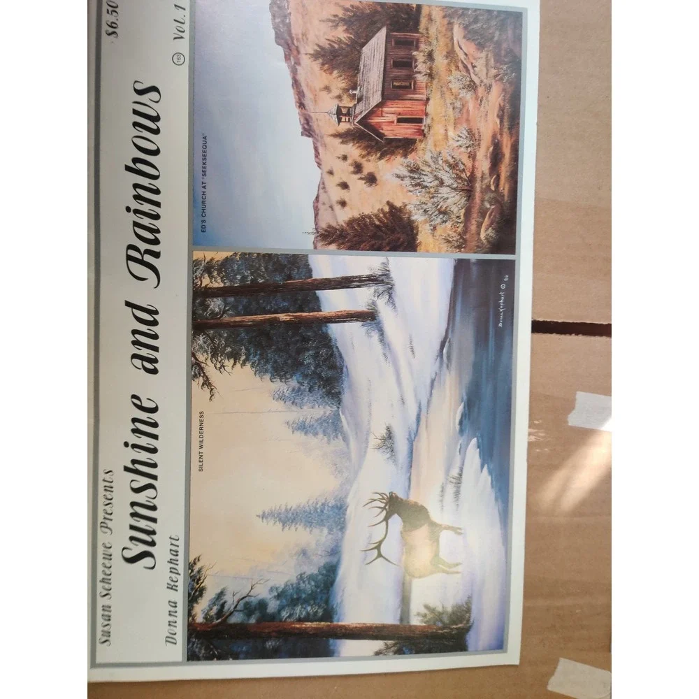 Sunshine and Rainbows Vol 1 Donna Kephart Susan Scheewe Oil Painting Book 1986